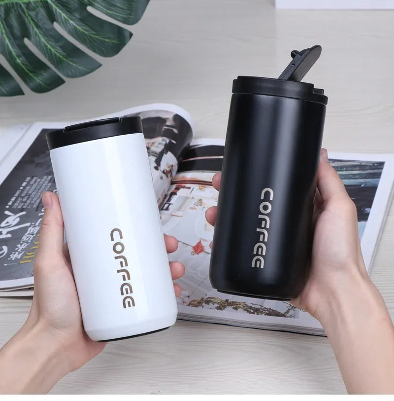 Stainless Steel Coffee Thermos Cup 400ML - OnTheGo Drinkware