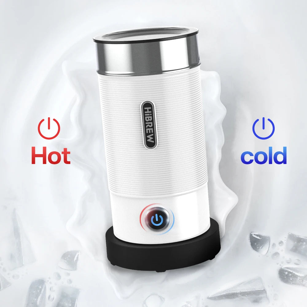 HiBREW Milk Frother - Hot & Cold Milk Foamer for Chocolate, Latte, Cappuccino