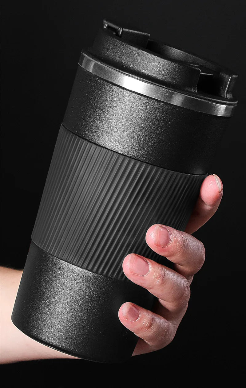 Double Stainless Steel Coffee Thermos Mug 380ml/510ml - OnTheGo Drinkware