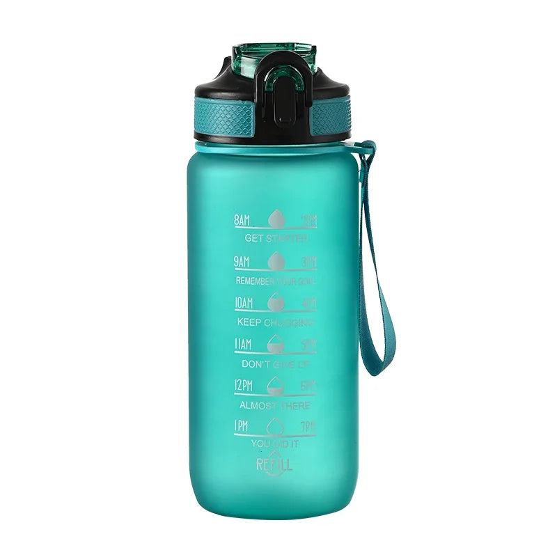 Motivational Water Bottle With Times Marker - OnTheGo Drinkware