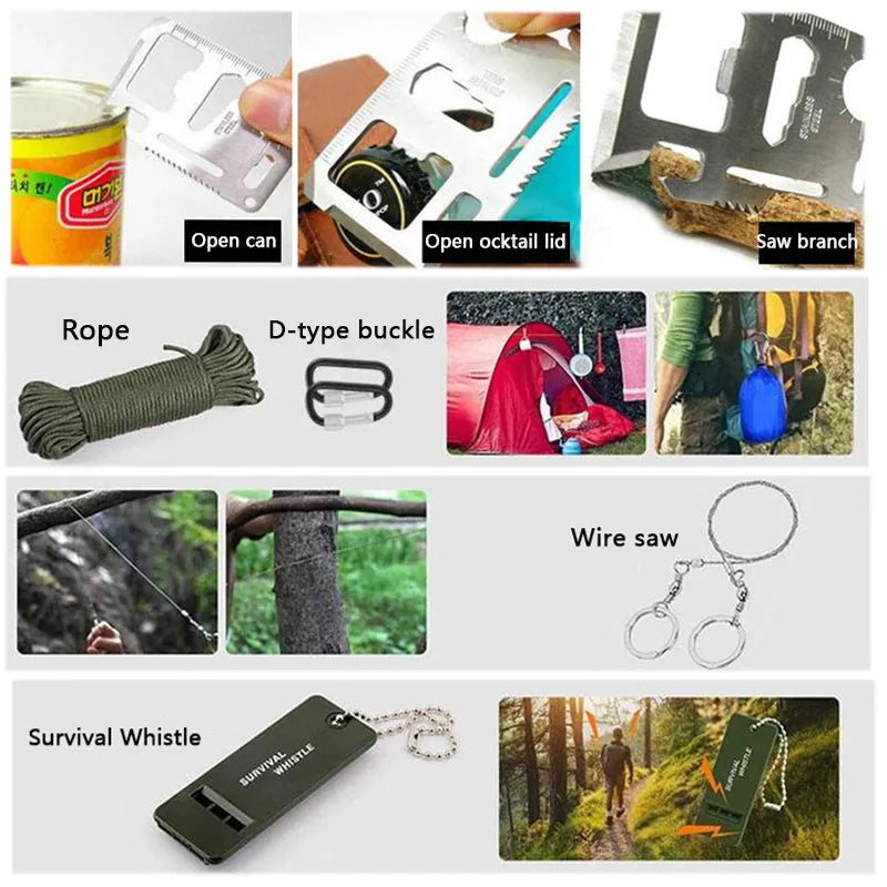 First Aid Survival Kit - Military Full Set Molle Outdoor Emergency Gear - OnTheGo Drinkware