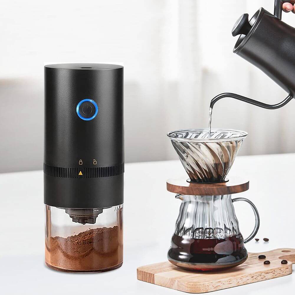 Portable Electric Coffee Grinder - TYPE-C Charging Mini Electric Coffee Bean Grinder