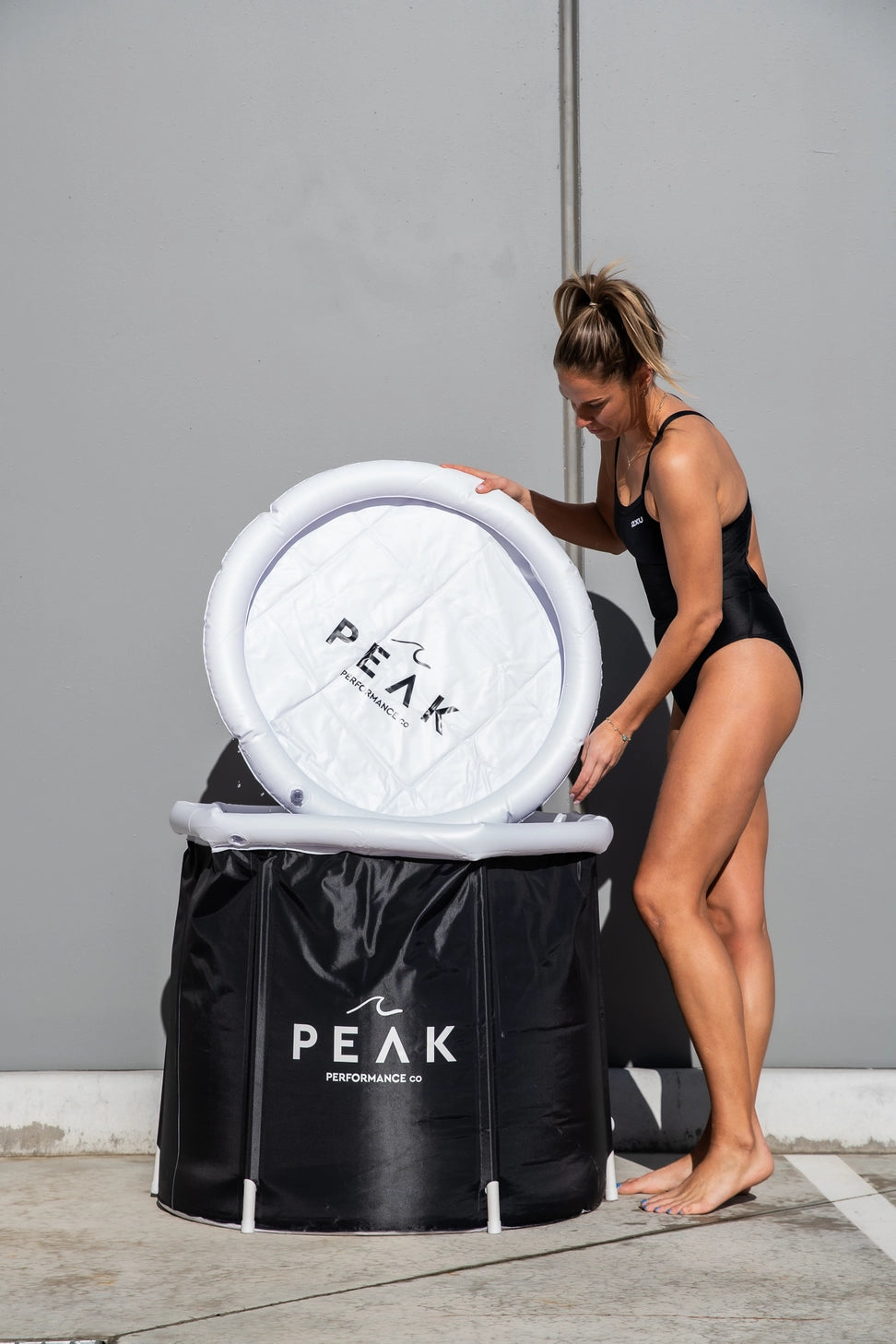 Peak Performance Recovery Tub - 350L Portable Ice Bath for Cold Water Therapy & Cold Plunges