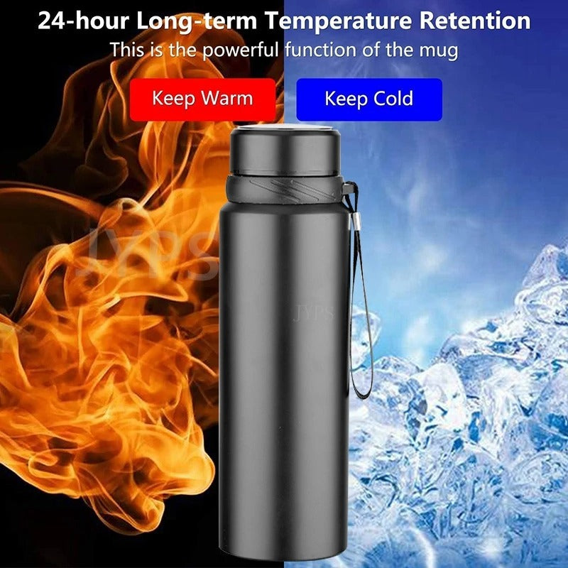 1000ML Stainless Steel Thermos Bottle for Hot Tea and Coffee